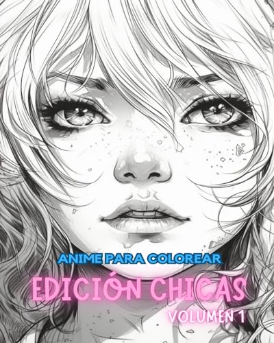 Libro para colorear anime CHICAS VOLÚMEN 1: Entusiastas del arte manga y el anime Alivio del estrés Coloración para adultos von Blurb