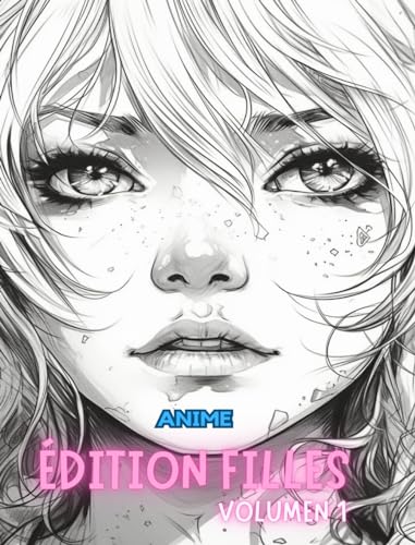 Livre de coloriage ANIME FILLES VOLUME 1: Passionnés d'art manga et anime, soulagement du stress, coloriage pour adultes von Blurb
