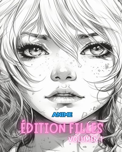 Livre de coloriage ANIME GIRLS EDITION VOLUME 1: Passionnés d'art manga et anime, soulagement du stress, coloriage pour adultes von Blurb