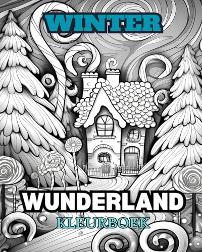 WINTER WONDERLAND Kleurboek voor volwassenen: Met winterse taferelen, besneeuwde bomen, schattige dieren en meer. von Blurb