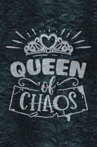 Queen of Chaos: Notizbuch - 200 Seiten - kariert von Independently published