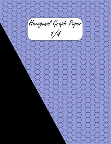 Hexagonal Graph Paper 1/4: Organic Chemistry & Biochemistry Note Book | 1/4 Inch Hexagons:8.5" x 11" Inches (Organic Chemistry)