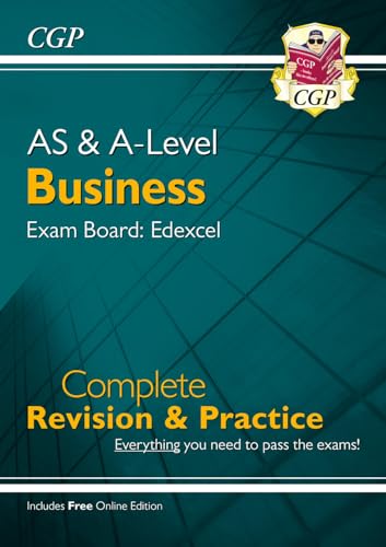 AS and A-Level Business: Edexcel Complete Revision & Practice with Online Edition (CGP A-Level Business) von Coordination Group Publications Ltd (CGP)