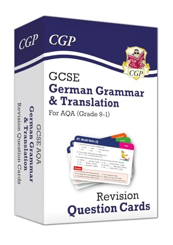 GCSE AQA German: Grammar & Translation Revision Question Cards: for the 2024 and 2025 exams (CGP AQA GCSE German)