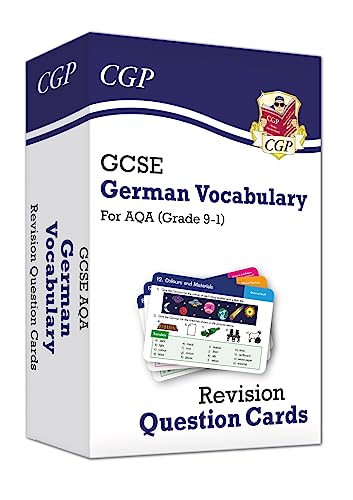 GCSE AQA German: Vocabulary Revision Question Cards (For exams in 2024 and 2025) (CGP AQA GCSE German) von Coordination Group Publications Ltd (CGP)