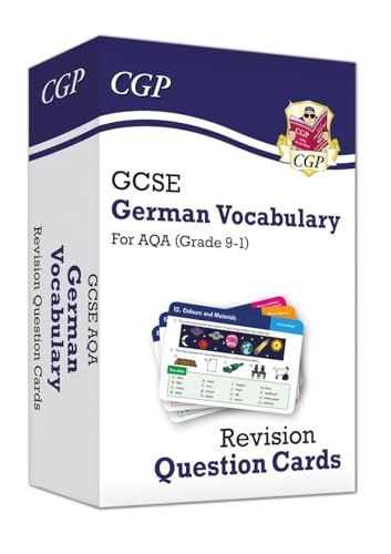 GCSE AQA German: Vocabulary Revision Question Cards (For exams in 2025) (CGP AQA GCSE German) von Coordination Group Publications Ltd (CGP)