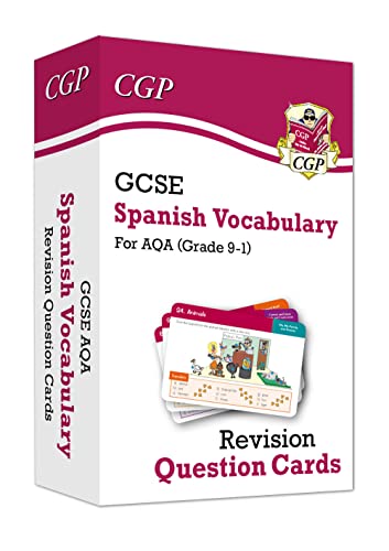 GCSE AQA Spanish: Vocabulary Revision Question Cards (For exams in 2024 and 2025) (CGP AQA GCSE Spanish)
