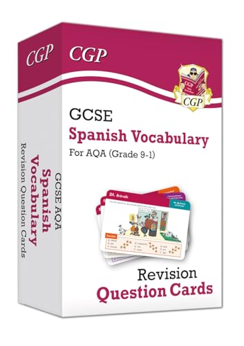 GCSE AQA Spanish: Vocabulary Revision Question Cards (For exams in 2024 and 2025) (CGP AQA GCSE Spanish)