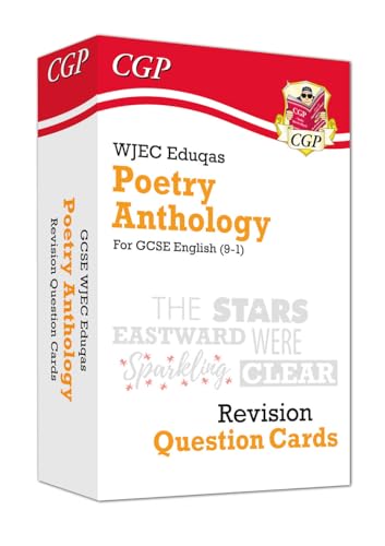 GCSE English: WJEC Eduqas Poetry Anthology - Revision Question Cards: for the 2024 and 2025 exams (CGP GCSE English Literature Cards)