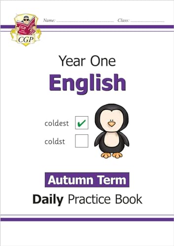 KS1 English Year 1 Daily Practice Book: Autumn Term (CGP Year 1 Daily Workbooks) von Coordination Group Publications Ltd (CGP)