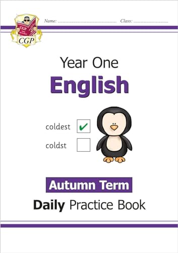 KS1 English Year 1 Daily Practice Book: Autumn Term (CGP Year 1 Daily Workbooks)