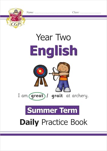 KS1 English Year 2 Daily Practice Book: Summer Term (CGP Year 2 Daily Workbooks) von Coordination Group Publications Ltd (CGP)