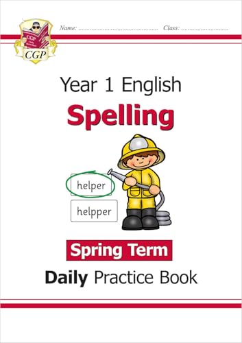 KS1 Spelling Year 1 Daily Practice Book: Spring Term (CGP Year 1 Daily Workbooks) von Coordination Group Publications Ltd (CGP)