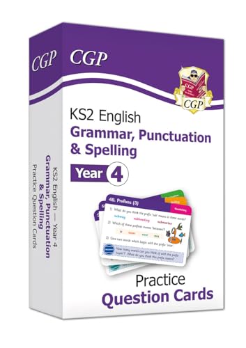 KS2 English Year 4 Practice Question Cards: Grammar, Punctuation & Spelling (CGP Year 4 English)