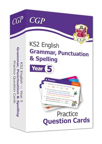 KS2 English Year 5 Practice Question Cards: Grammar, Punctuation & Spelling (CGP Year 5 English)