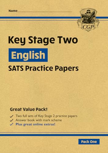 KS2 English SATS Practice Papers: Pack 1 - for the 2024 tests (with free Online Extras) (CGP KS2 SATS) von Coordination Group Publications Ltd (CGP)