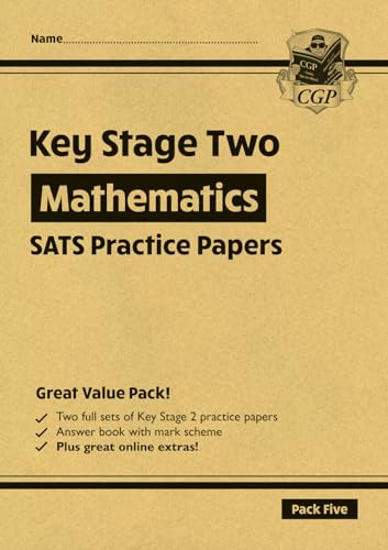 New KS2 Maths SATS Practice Papers: Pack 5 (for the 2020 tests) (CGP KS2 SATS) von Coordination Group Publications Ltd (CGP)