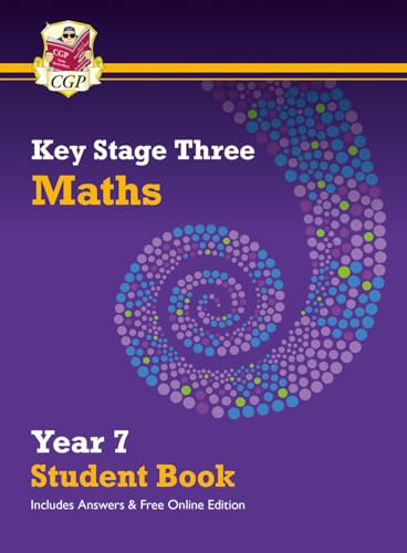KS3 Maths Year 7 Student Book - with answers & Online Edition (CGP KS3 Textbooks) von Coordination Group Publications Ltd (CGP)