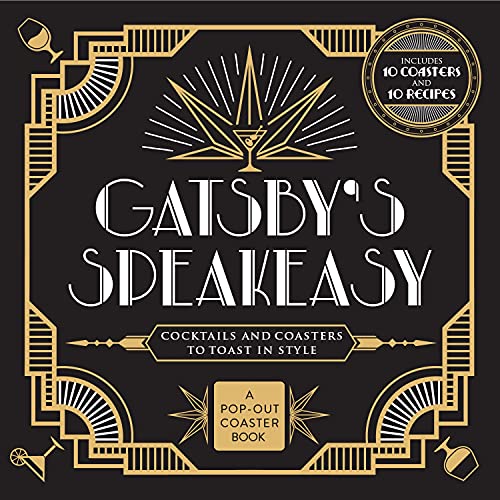 Gatsby's Speakeasy: Cocktails and Coasters to Toast in Style