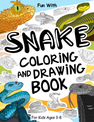 Snake Coloring and Drawing Book For Kids Ages 3-8: Fun with Coloring Snakes and Drawing some parts of each poisonous snake. Great Collectible Activity ... Toddlers & Kids (Animals Collection, Band 18) Snake Coloring and Drawing Book For Kids Ages 3-8: Fun with Coloring Snakes and Drawing some parts of each poisonous snake. Great Collectible Activity ... Toddlers & Kids (Animals Collection, Band 18) von Independently published