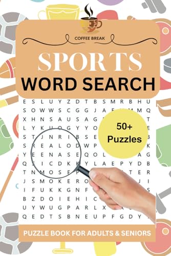 Sports Word Search Puzzle Book (Coffee Break Puzzle Books, Band 2) von Independently published