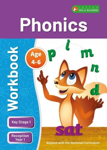 KS1 Phonics Workbook for Ages 4-6 (Reception - Year 1) Perfect for learning at home or use in the classroom (Foxton Skills Builders) von Foxton Books