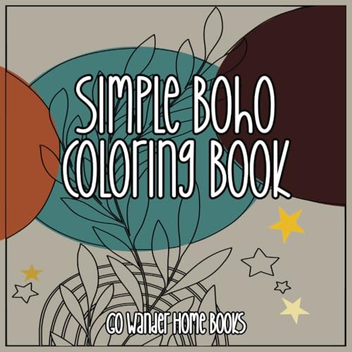 Simple Boho Coloring Book for Adults von Independently published