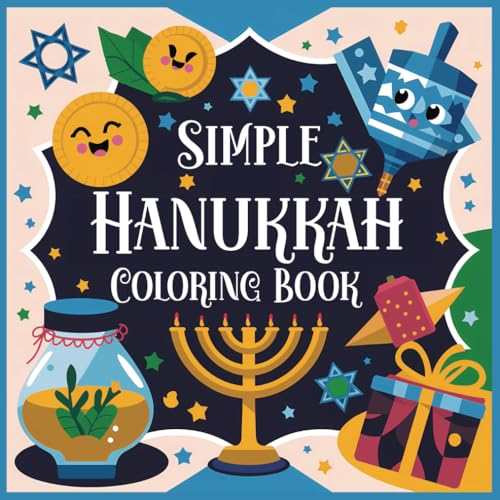 Simple Hanukkah Coloring Book von Independently published