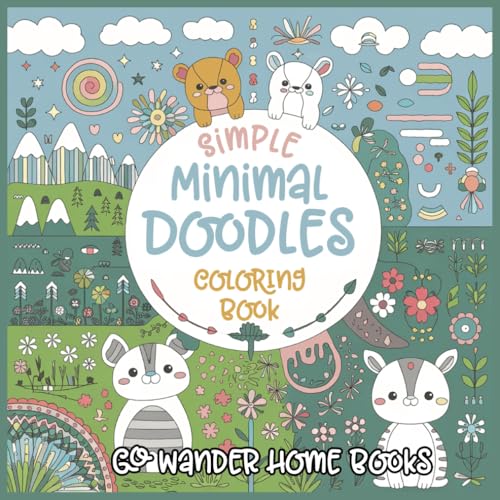 Simple Minimal Doodles Coloring Book von Independently published