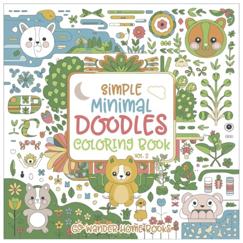 Simple Minimal Doodles Coloring Book: Volume 2 von Independently published