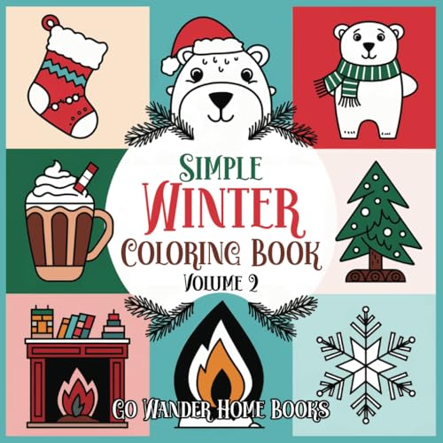 Simple Winter Coloring Book: Volume 2 von Independently published