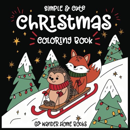 Simple & Cute Christmas Coloring Book von Independently published