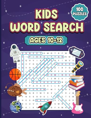 Kids Word Search Ages 10-12: 100 Fun Themed Puzzles Increasing Vocabulary and Word Discovery von JMcG Press