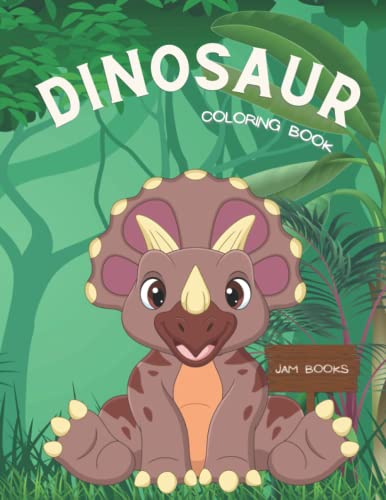 Dinosaur Coloring Book: Dinosaur Colouring Pages for Boys & Girls