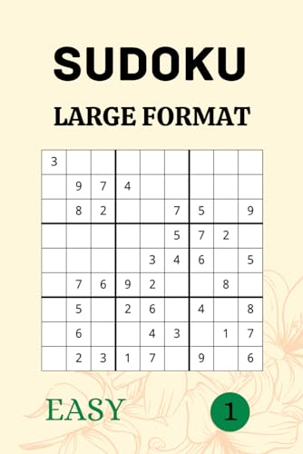 Sudoku Large Format Easy 1 von Independently published