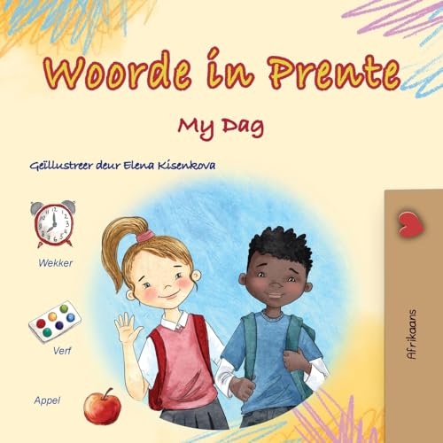 Words in Pictures - My Day (Afrikaans Children's Book) (Afrikaans Bedtime Collection) von Kidkiddos Books Ltd.