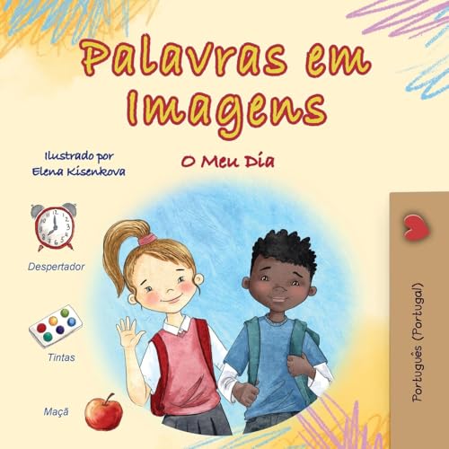 Words in Pictures - My Day (Portuguese Portugal Children's Book) (Portuguese Portugal Bedtime Collection) von KidKiddos Books Ltd.