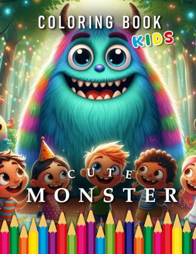 Cute Monster | Coloring Book Kids: For Children | The perfect Gift for Kids & Monster Lovers (Kids | Coloring Books) von Independently published