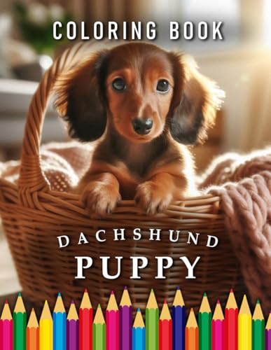 Dachshund Puppy | Coloring Book: For Adults & Children | The perfect Gift for Dog Fans (Dogs | Coloring Books) von Independently published