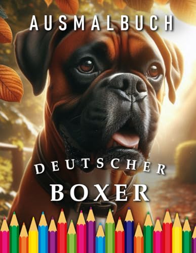 Deutscher Boxer | Ausmalbuch: Für Erwachsene & Kinder | Das perfekte Geschenk für Hunde Liebhaber (Dogs | Coloring Books) von Independently published