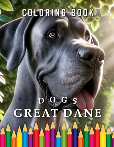 Great Dane | Coloring Book: For Adults & Children | The perfect Gift for Dog Lovers (Dogs | Coloring Books) von Independently published