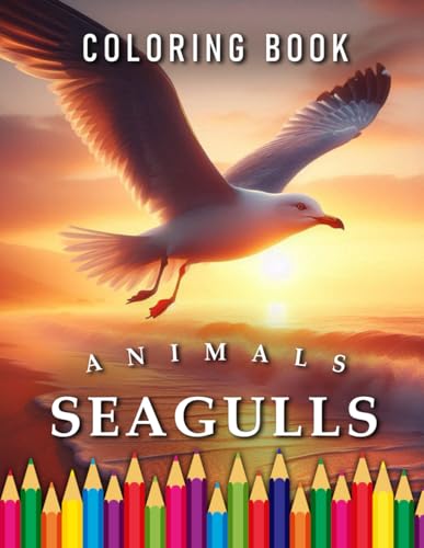 Seagull | Coloring Book: For Adults & Children | The perfect Gift for Seagull Lovers (Animals | Coloring Books, Band 71) von Independently published