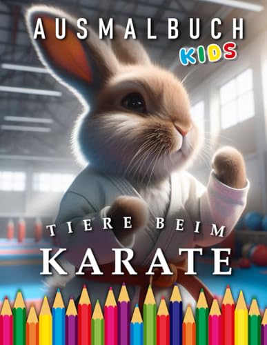 Tiere beim Karate | Ausmalbuch Kids: Für Erwachsene & Kinder | Das perfekte Geschenk für Karate Fans (Kids | Coloring Books) von Independently published