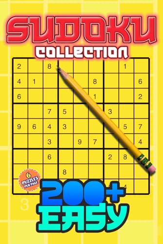Sudoku Collection 200+ Easy Puzzles: Perfect for On-the-Go: 200+ Easy Beginner-Friendly Sudoku Puzzles with 6 Per Page! Sudoku Collection 200+ Easy Puzzles: Perfect for On-the-Go: 200+ Easy Beginner-Friendly Sudoku Puzzles with 6 Per Page! von Independently published
