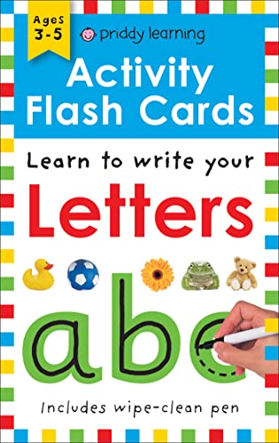 Learn To Write Your Letters (Activity Flash Cards)