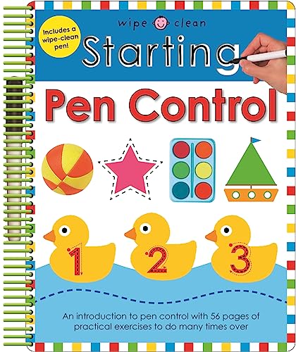 Starting Pen Control: Wipe Clean Spirals von Priddy Books