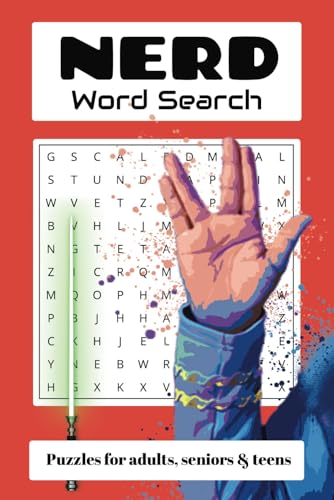Nerd Word Search Puzzle Book: The Nerd Ultimate Guide to a Fun Universe Far Away von Independently published