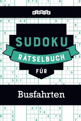 Sudoku Rätselbuch für Busfahrten