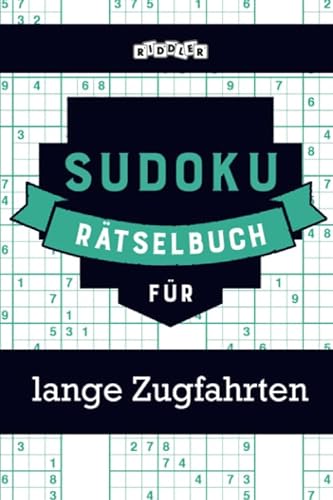Sudoku Rätselbuch für lange Zugfahrten