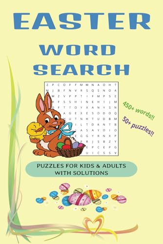 Easter Word Search Puzzle Book: Word Searches with Easy To Read Print about Easter Theme, Holidays and More | 6x9 inches | 50+ puzzles | Fun Words and Solutions von Independently published